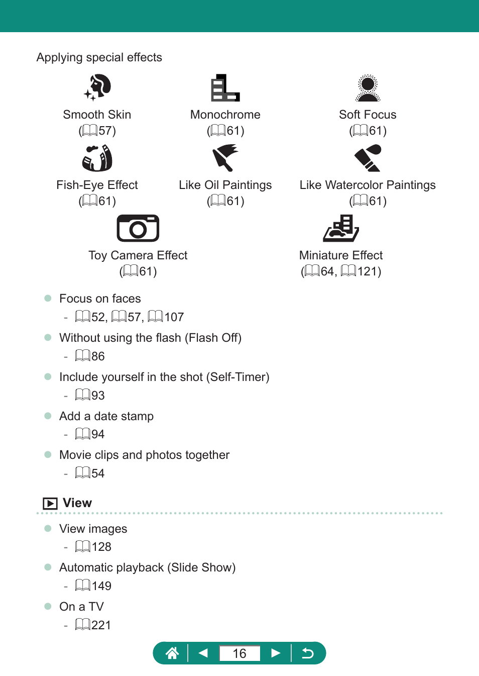 Canon PowerShot SX70 HS Digital Camera User Manual | Page 16 / 289