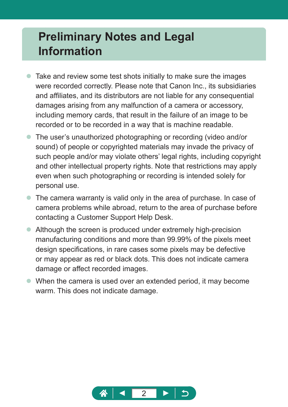 Canon PowerShot SX70 HS Digital Camera User Manual | Page 2 / 289