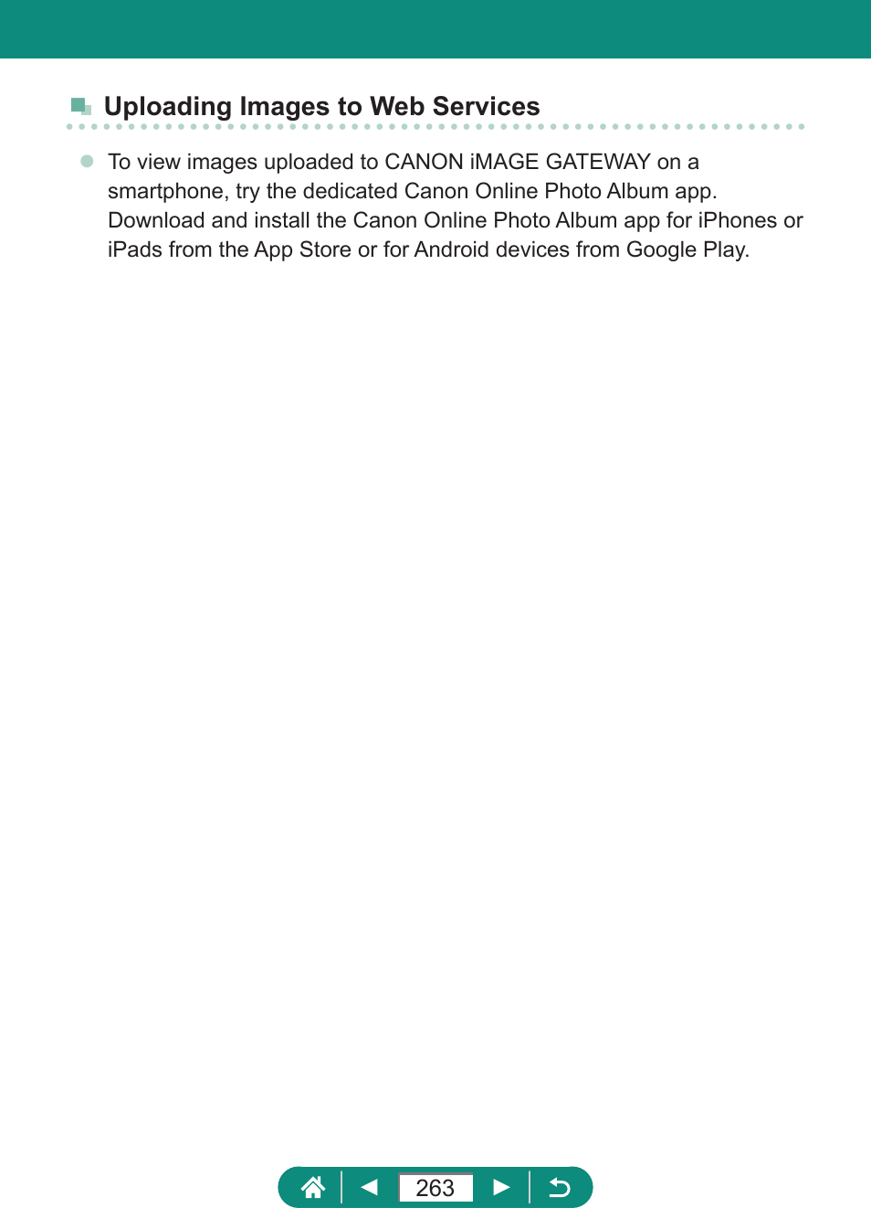 Canon PowerShot SX70 HS Digital Camera User Manual | Page 263 / 289