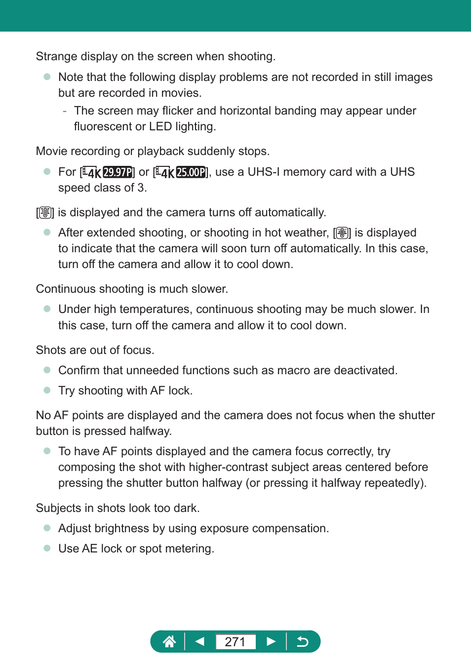 Canon PowerShot SX70 HS Digital Camera User Manual | Page 271 / 289