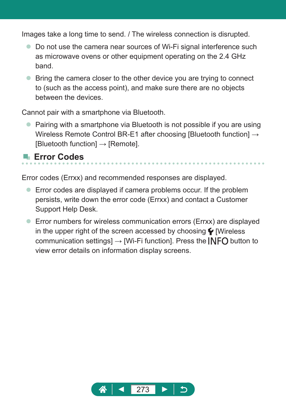 Error codes | Canon PowerShot SX70 HS Digital Camera User Manual | Page 273 / 289
