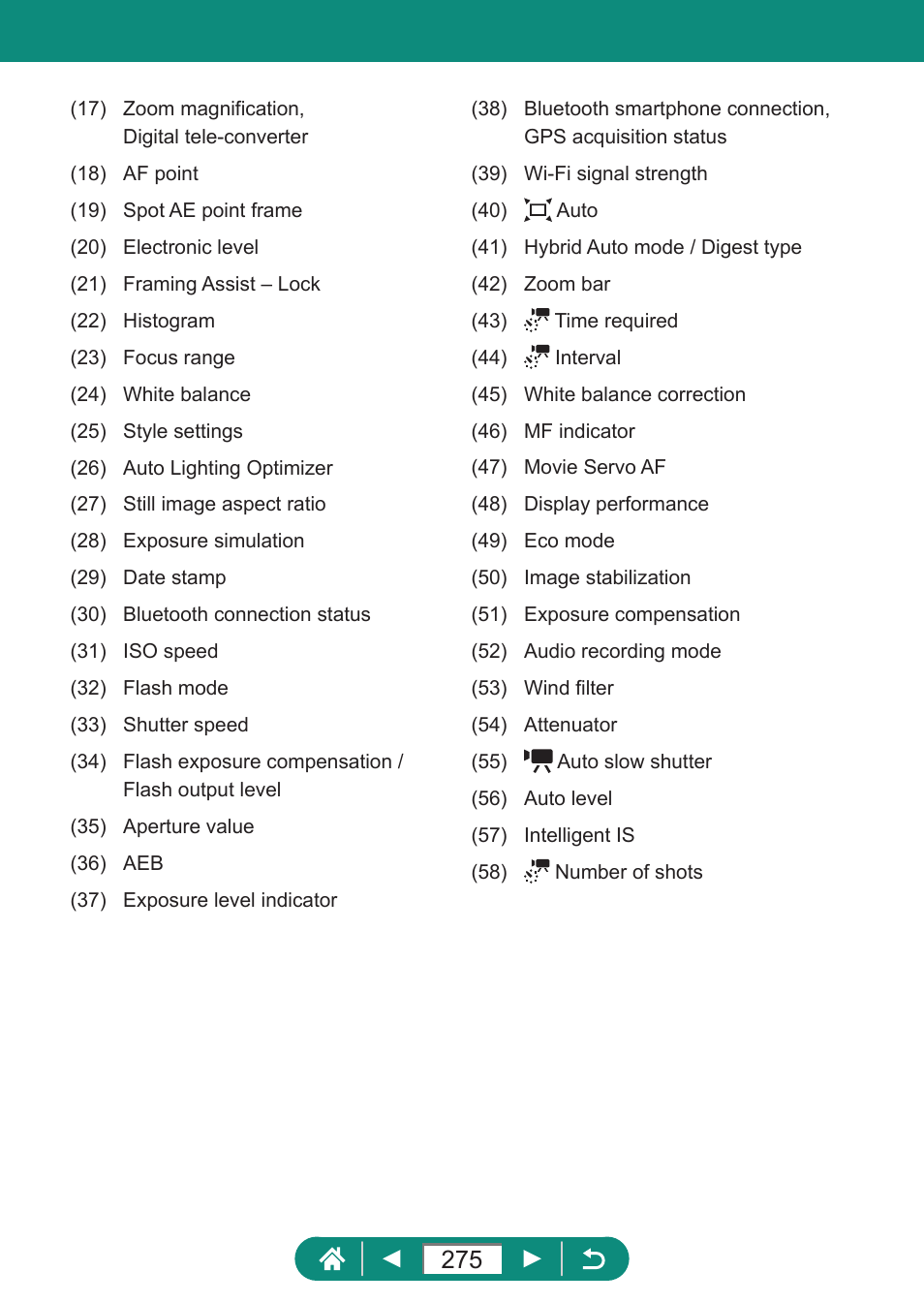 Canon PowerShot SX70 HS Digital Camera User Manual | Page 275 / 289