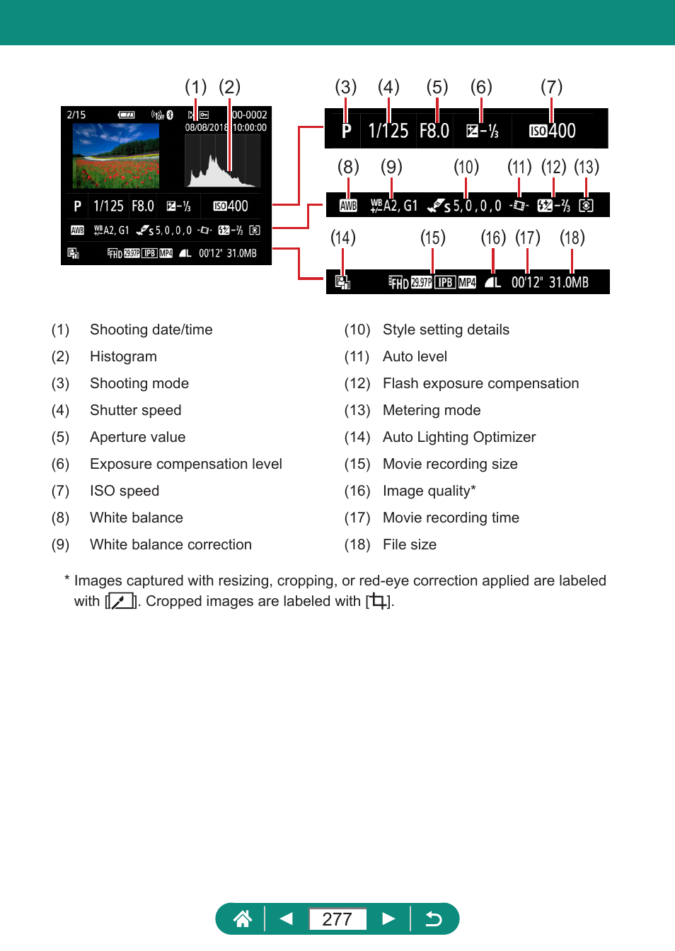Canon PowerShot SX70 HS Digital Camera User Manual | Page 277 / 289