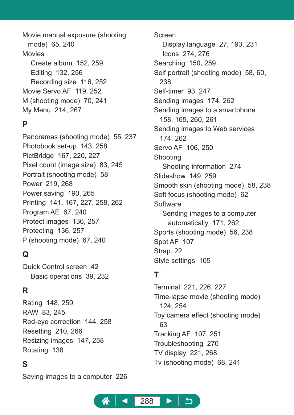 Canon PowerShot SX70 HS Digital Camera User Manual | Page 288 / 289