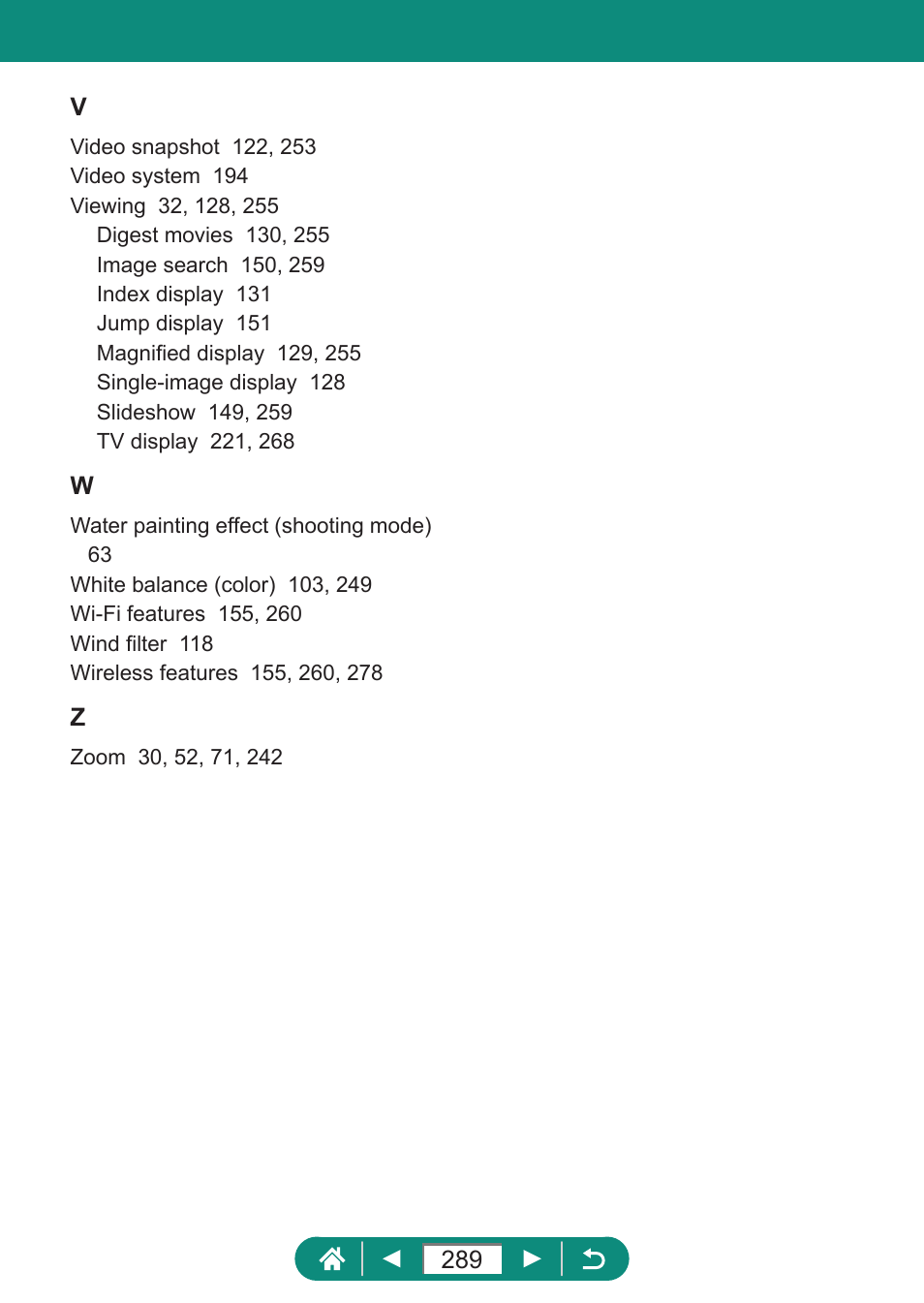 Canon PowerShot SX70 HS Digital Camera User Manual | Page 289 / 289