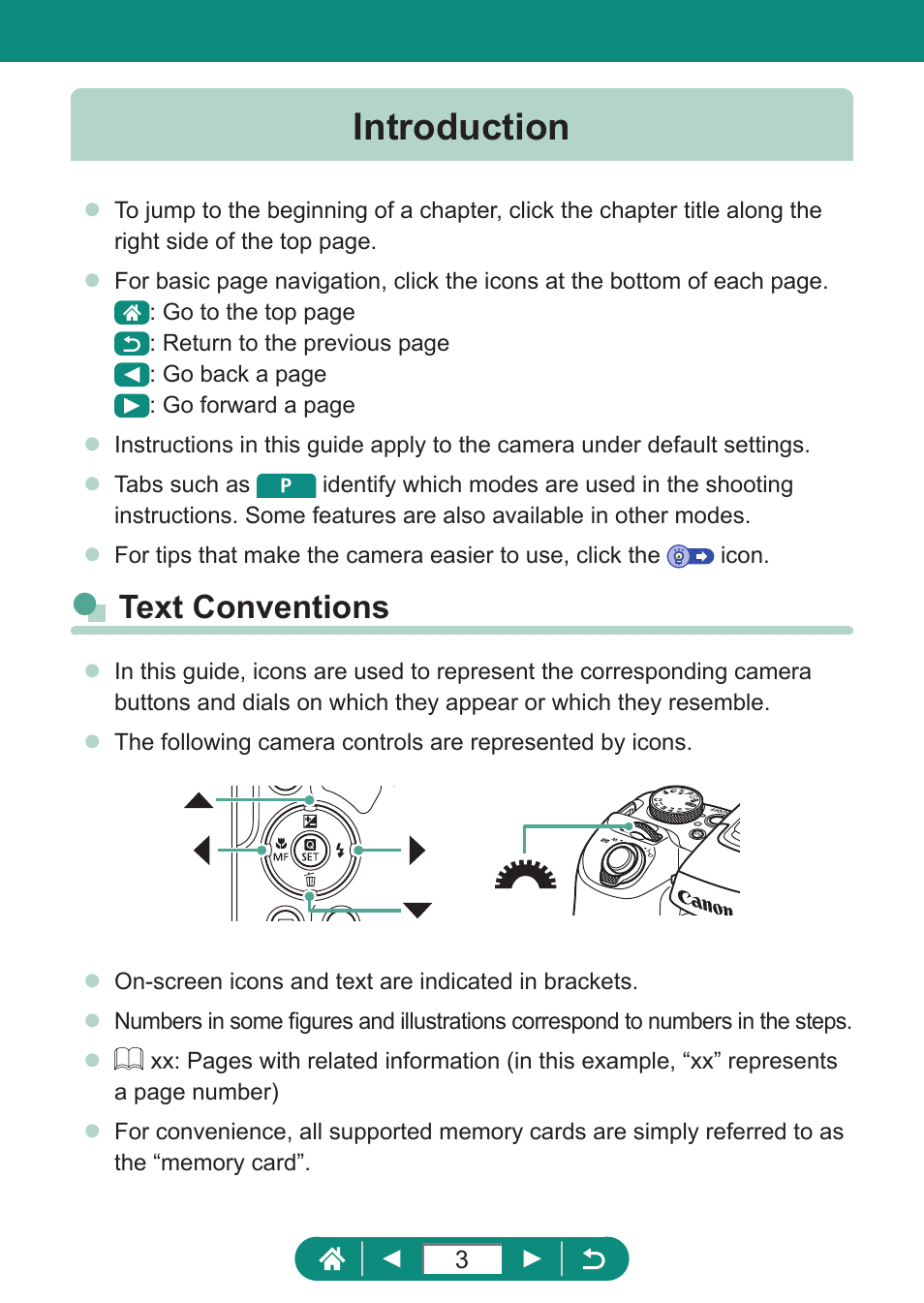 Introduction, Text conventions | Canon PowerShot SX70 HS Digital Camera User Manual | Page 3 / 289