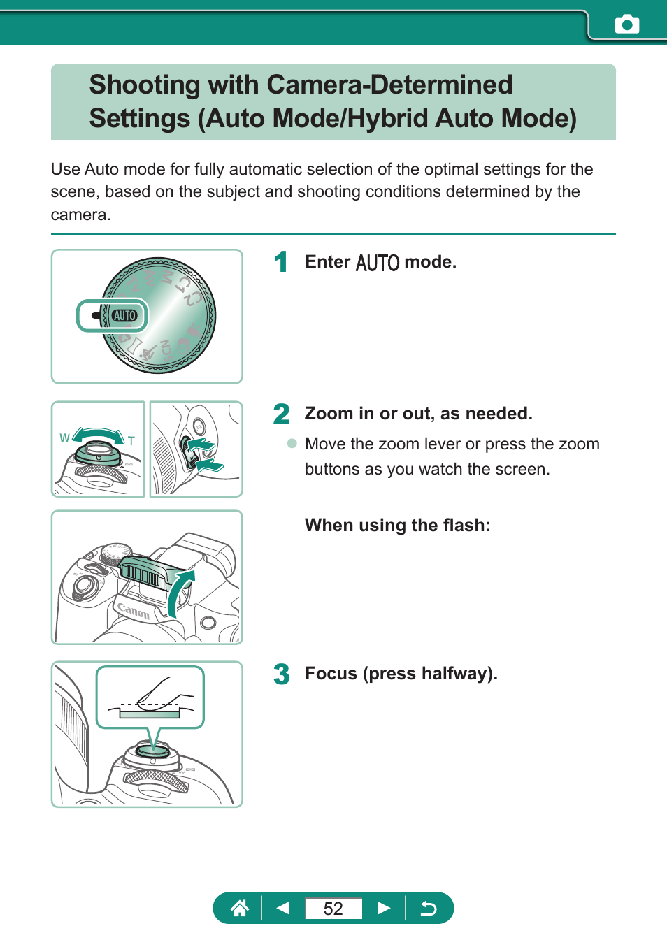 Canon PowerShot SX70 HS Digital Camera User Manual | Page 52 / 289
