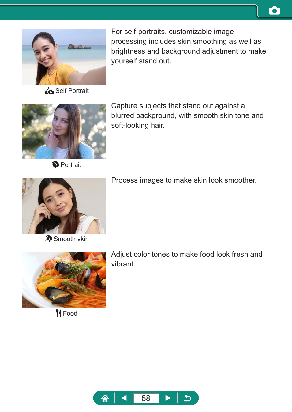 Canon PowerShot SX70 HS Digital Camera User Manual | Page 58 / 289