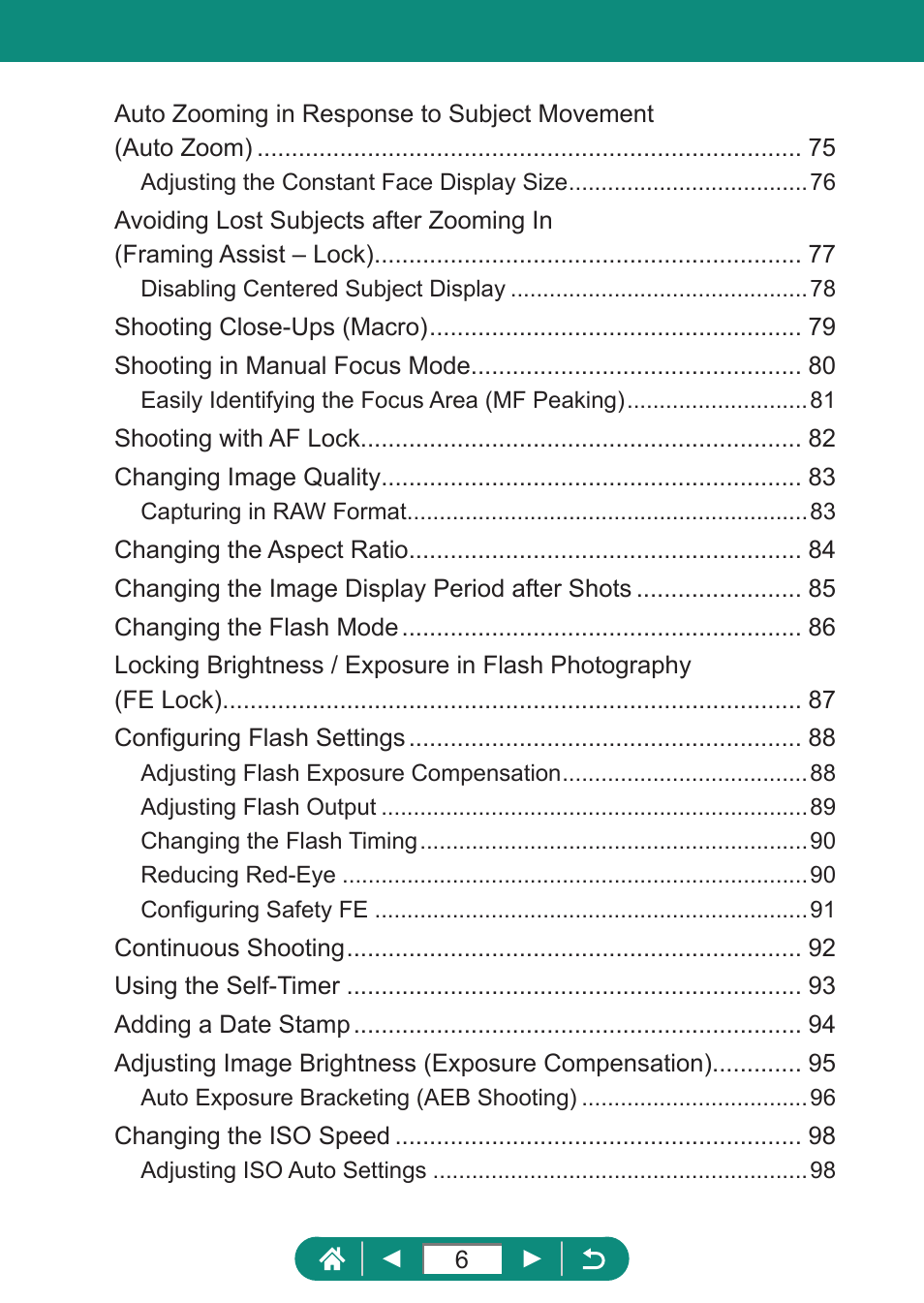 Canon PowerShot SX70 HS Digital Camera User Manual | Page 6 / 289