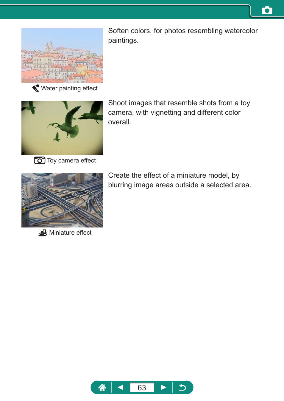 Canon PowerShot SX70 HS Digital Camera User Manual | Page 63 / 289