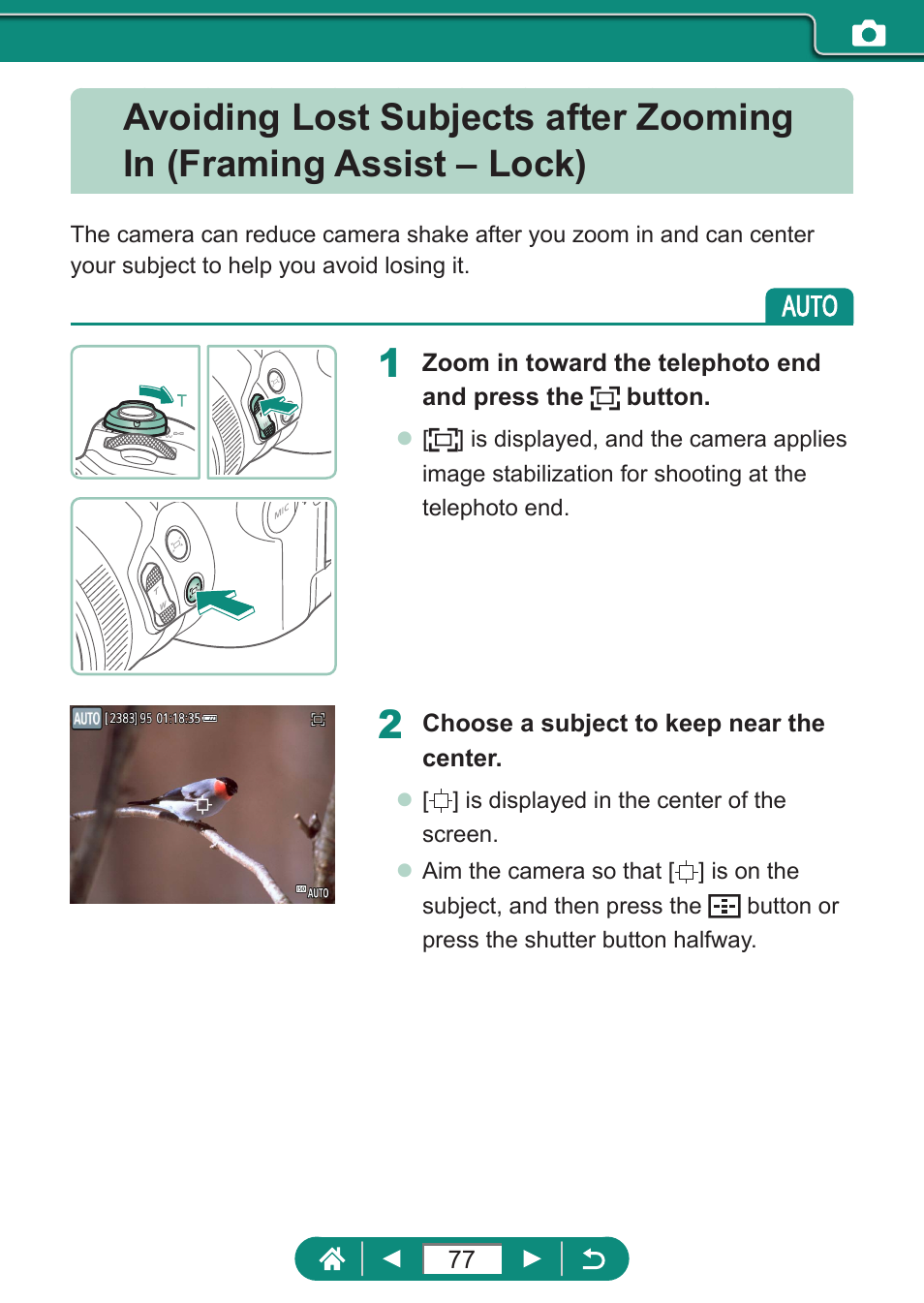 Canon PowerShot SX70 HS Digital Camera User Manual | Page 77 / 289
