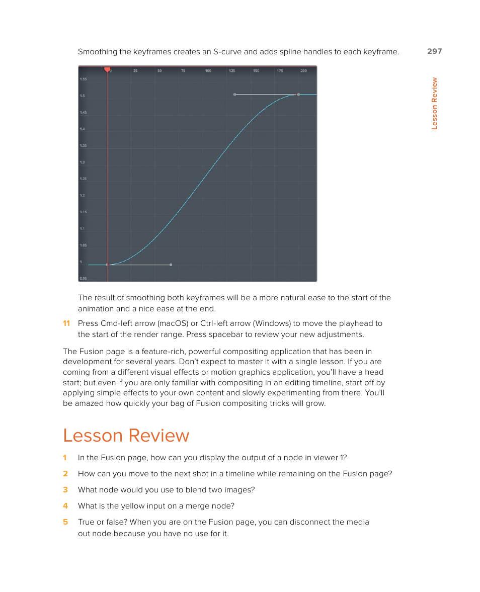 Lesson review | Blackmagic Design DaVinci Resolve Studio (Dongle) User Manual | Page 312 / 444