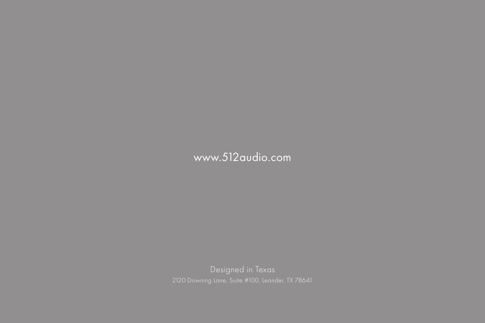 512 AUDIO 512-BBA Microphone Boom Arm User Manual | Page 58 / 58