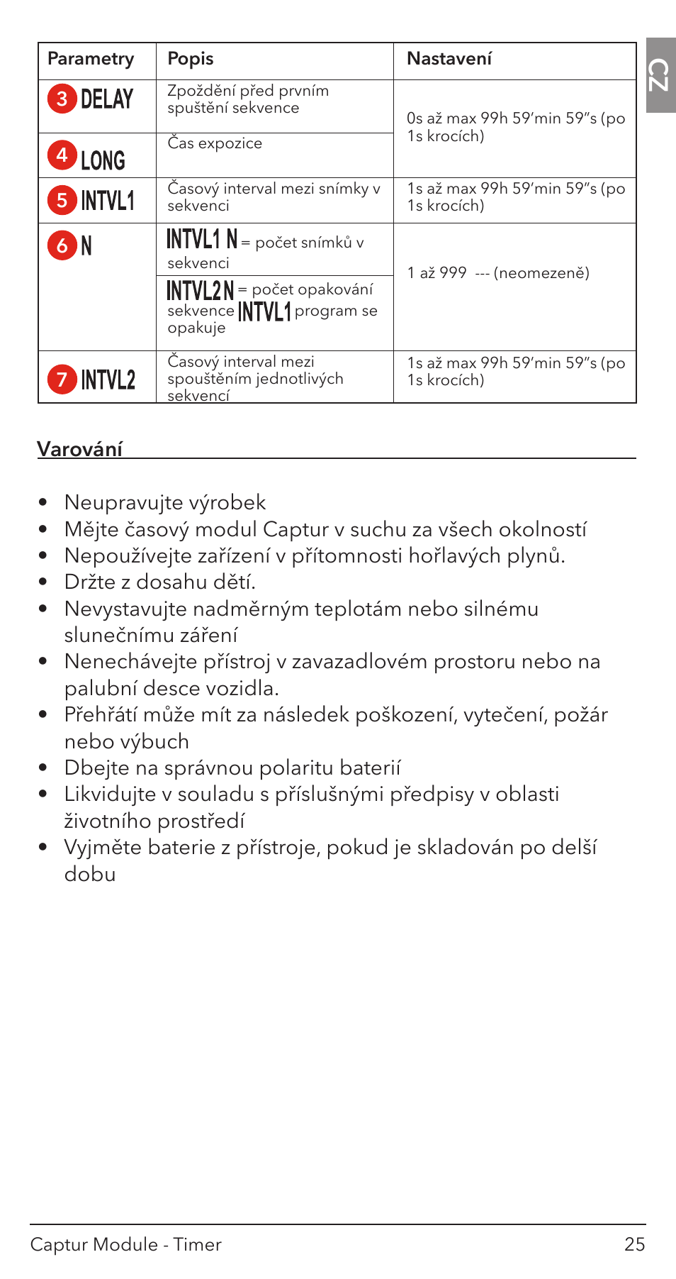 Hahnel Captur Timer Module User Manual | Page 27 / 41