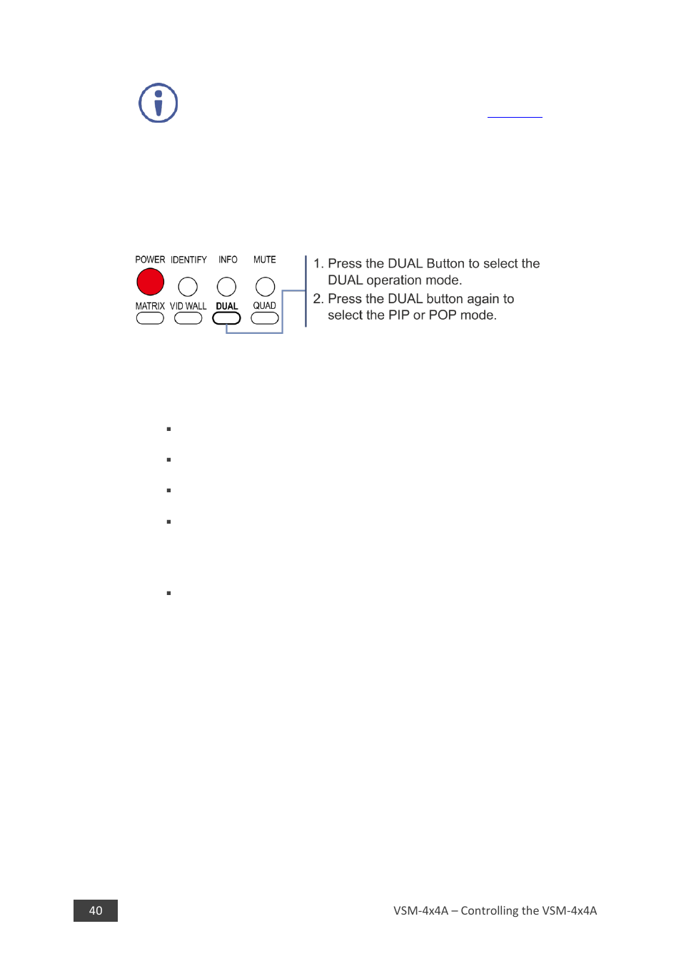 Kramer 4 x 4 Seamless AV Matrix Switcher/Multi-Scaler User Manual | Page 47 / 117