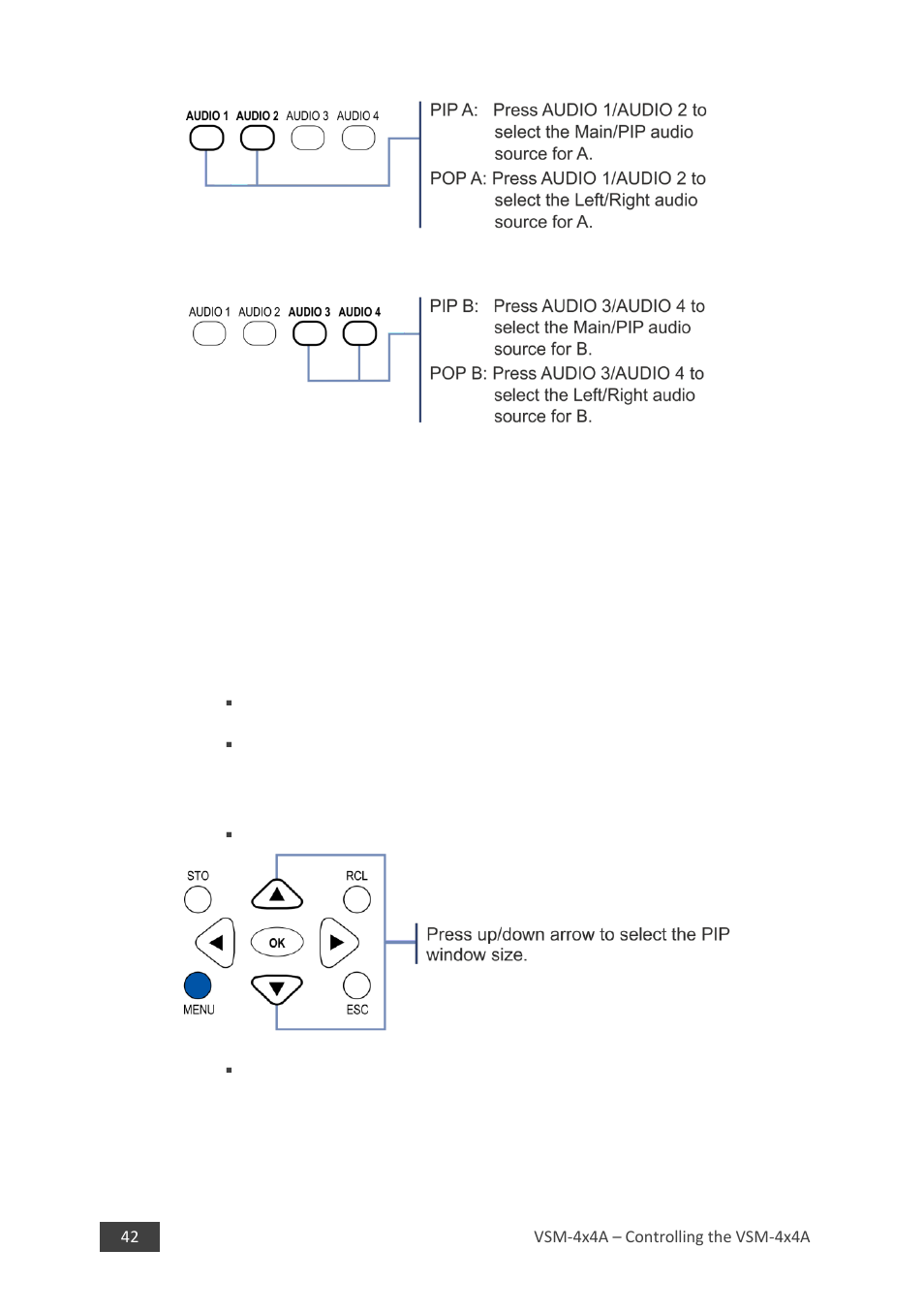 Kramer 4 x 4 Seamless AV Matrix Switcher/Multi-Scaler User Manual | Page 49 / 117