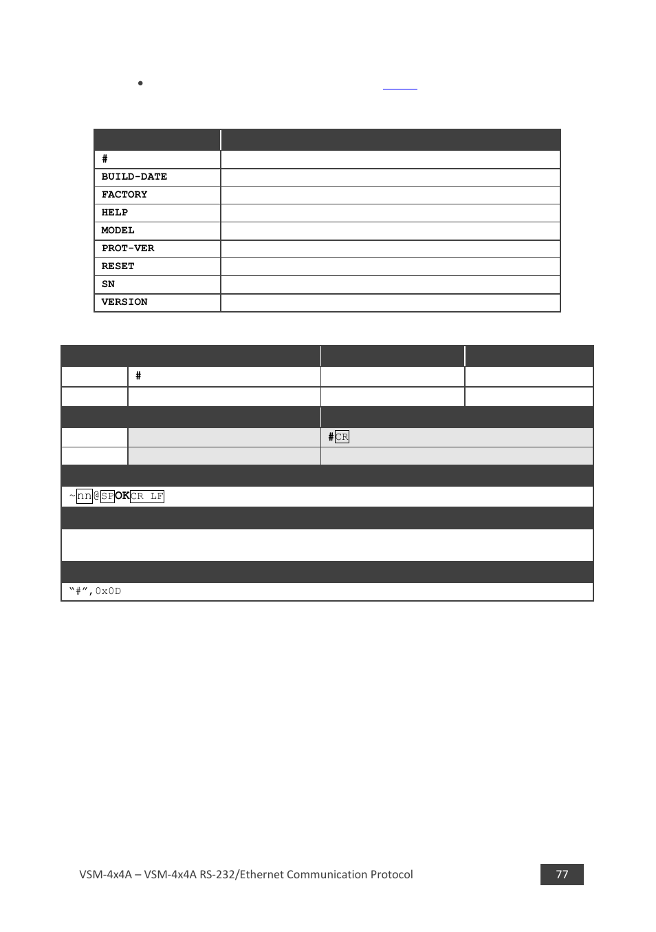 1 mandatory system commands, Ion 10.3.1 | Kramer 4 x 4 Seamless AV Matrix Switcher/Multi-Scaler User Manual | Page 84 / 117