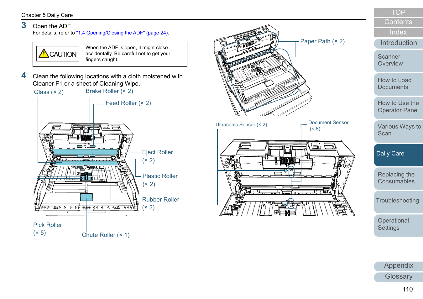 Fujitsu Ricoh Fujitsu fi-7700 Document Scanner User Manual | Page 110 / 238