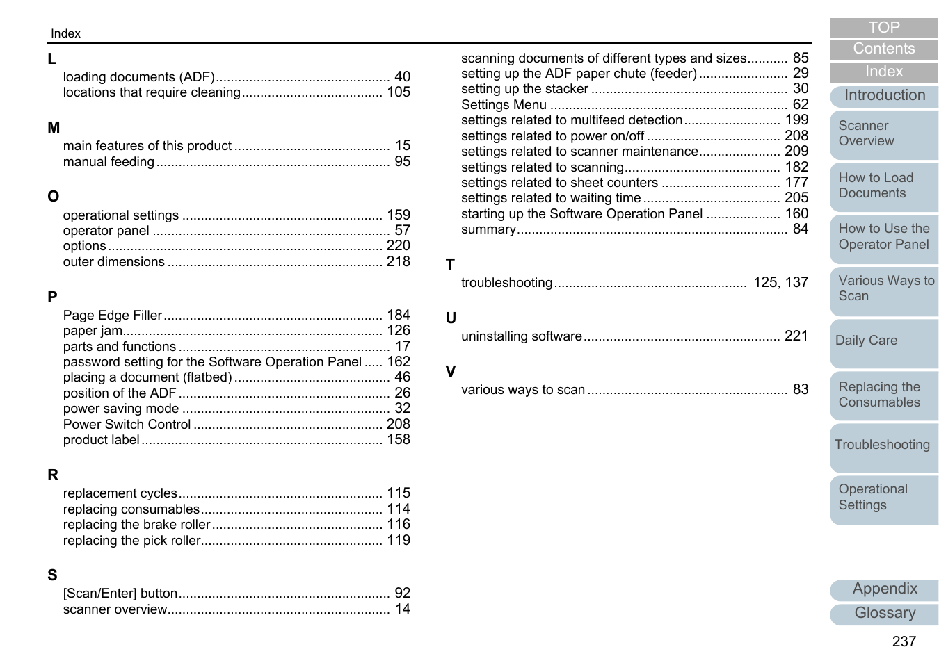Fujitsu Ricoh Fujitsu fi-7700 Document Scanner User Manual | Page 237 / 238