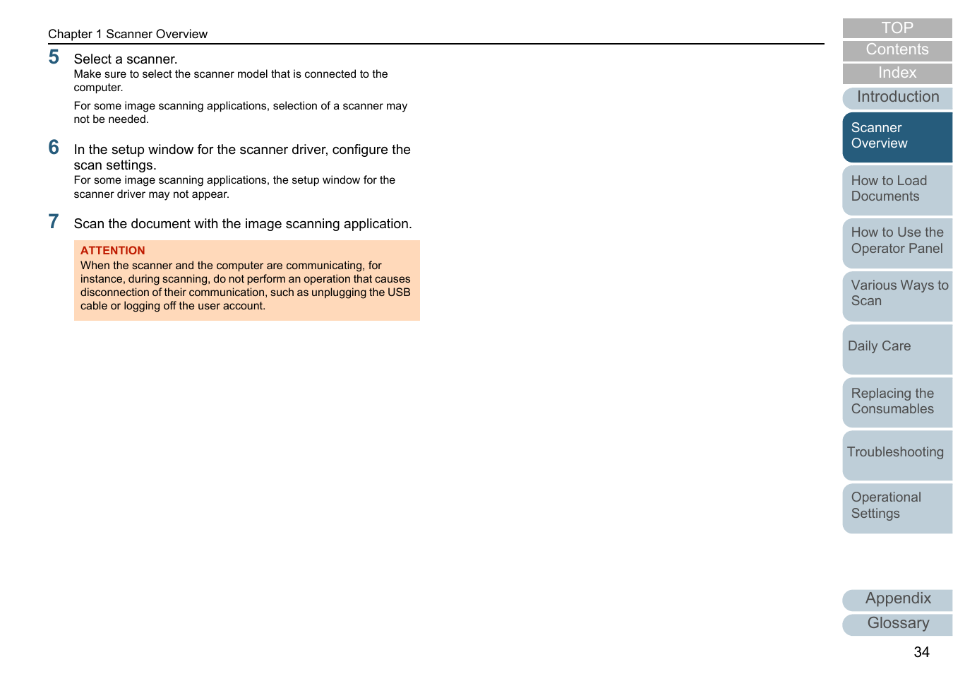 Fujitsu Ricoh Fujitsu fi-7700 Document Scanner User Manual | Page 34 / 238