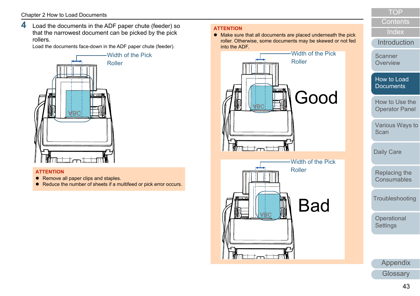 Good bad | Fujitsu Ricoh Fujitsu fi-7700 Document Scanner User Manual | Page 43 / 238