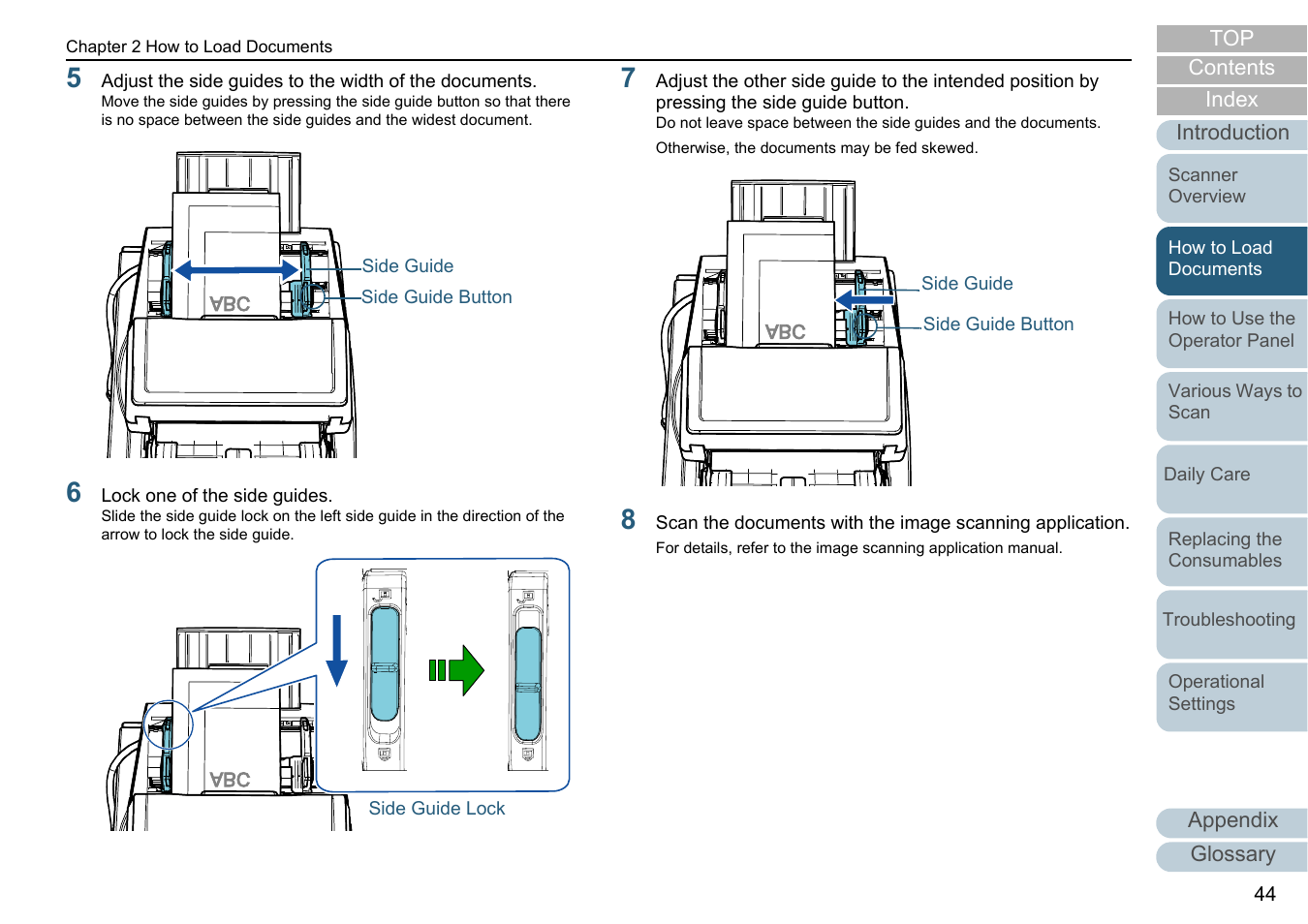Fujitsu Ricoh Fujitsu fi-7700 Document Scanner User Manual | Page 44 / 238