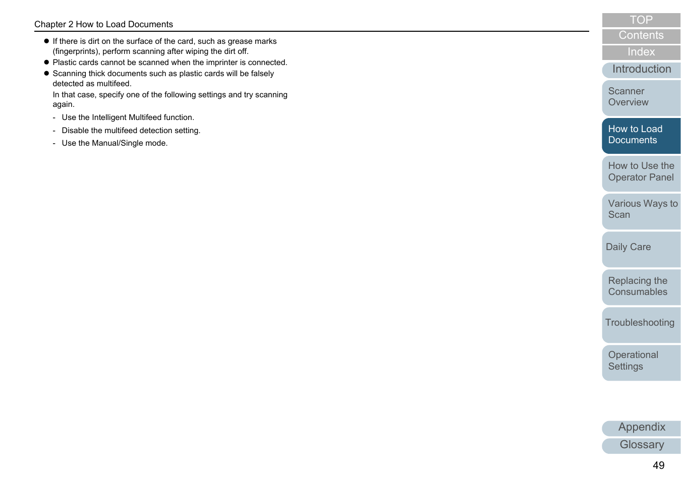 Fujitsu Ricoh Fujitsu fi-7700 Document Scanner User Manual | Page 49 / 238
