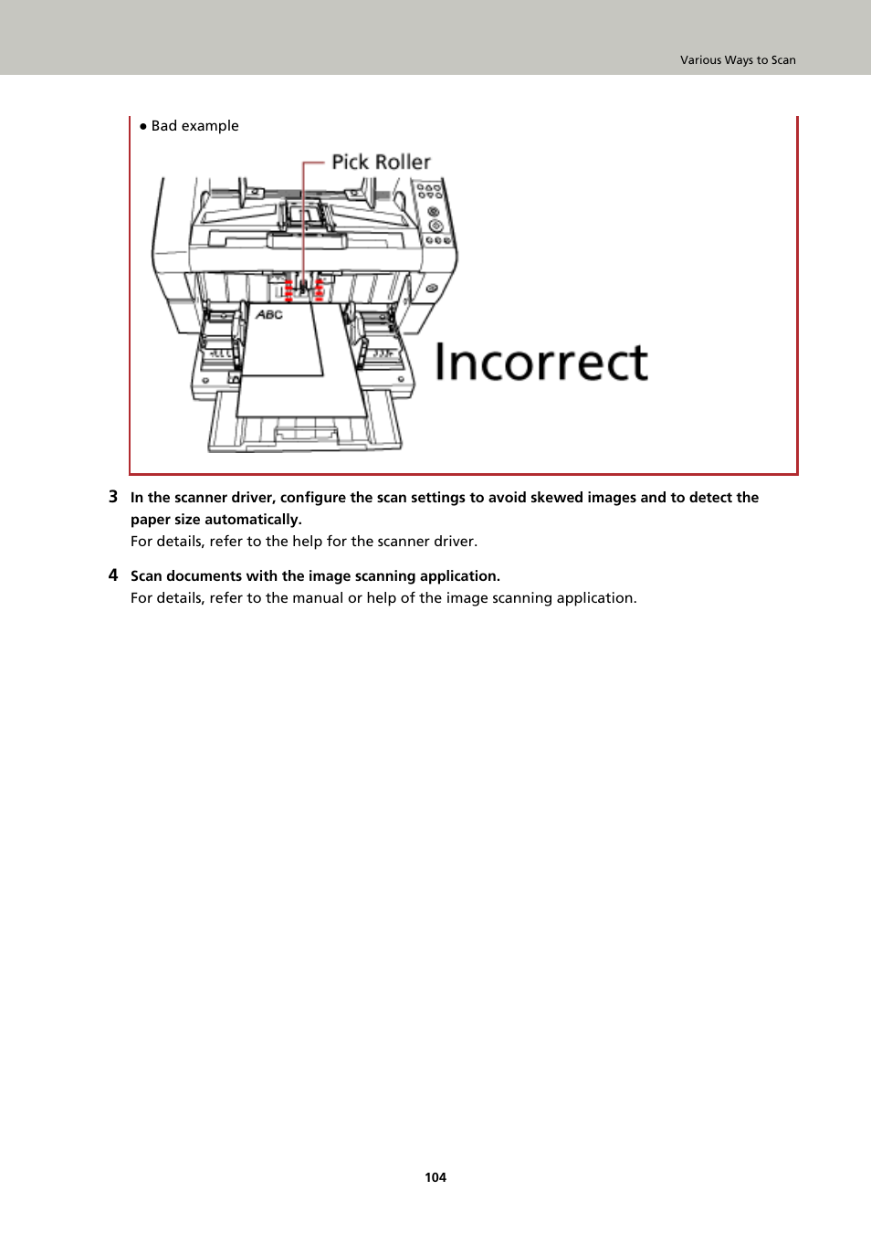 Fujitsu Ricoh Fujitsu fi-7900 Image Scanner User Manual | Page 104 / 291