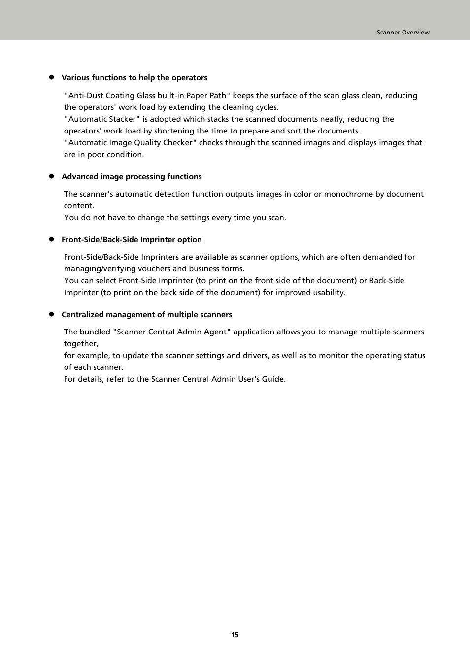 Fujitsu Ricoh Fujitsu fi-7900 Image Scanner User Manual | Page 15 / 291