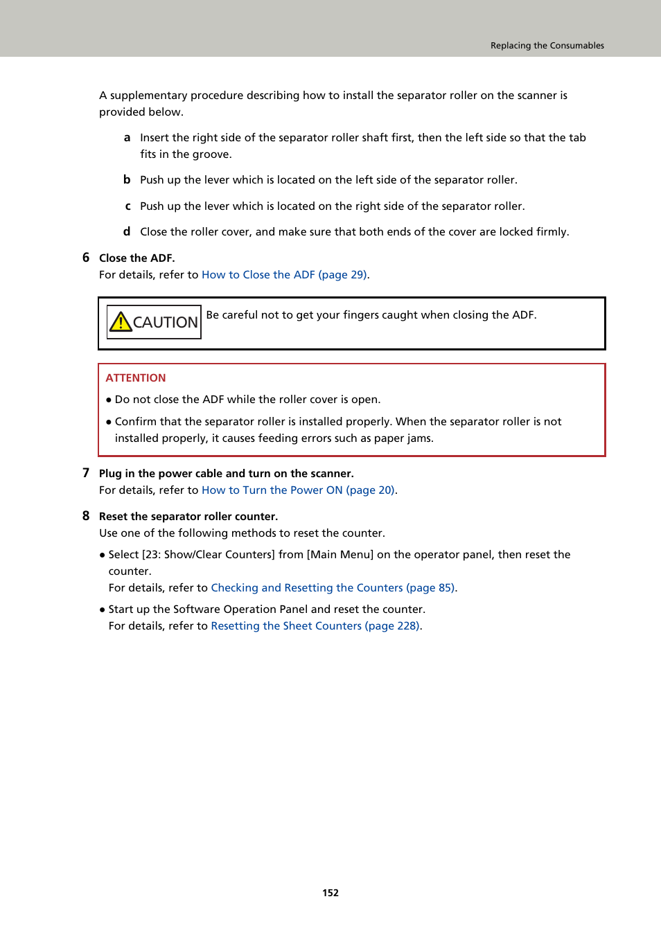 Caution | Fujitsu Ricoh Fujitsu fi-7900 Image Scanner User Manual | Page 152 / 291