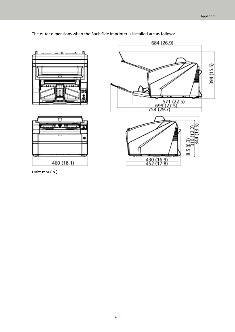 Fujitsu Ricoh Fujitsu fi-7900 Image Scanner User Manual | Page 286 / 291