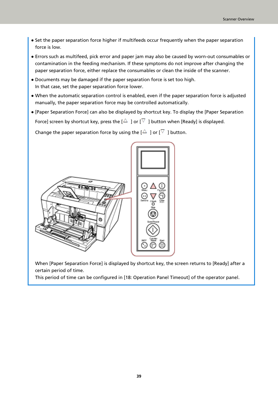 Fujitsu Ricoh Fujitsu fi-7900 Image Scanner User Manual | Page 39 / 291