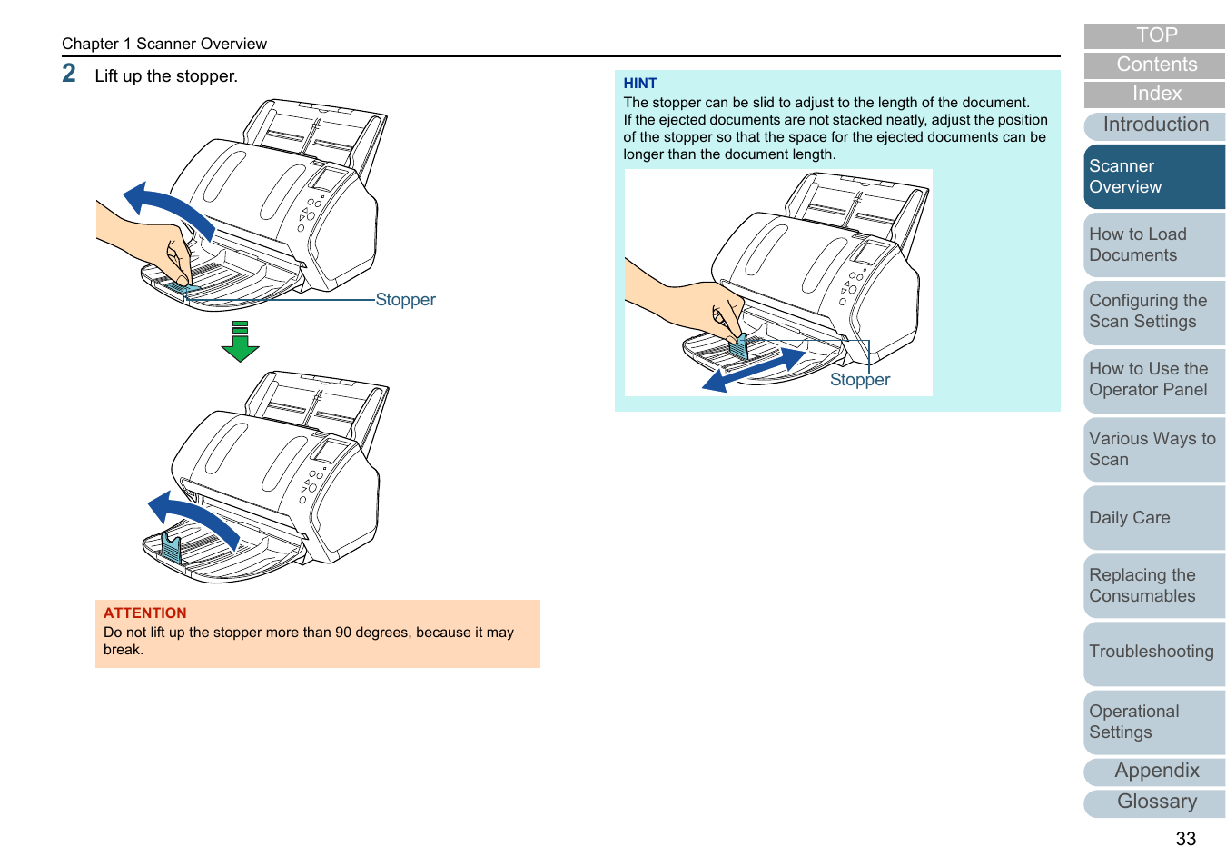 Fujitsu Ricoh Fujitsu fi-7280 Color Duplex Document Scanner User Manual | Page 33 / 229