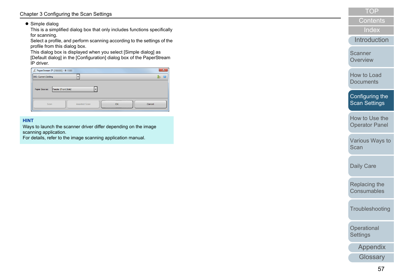 Fujitsu Ricoh Fujitsu fi-7280 Color Duplex Document Scanner User Manual | Page 57 / 229