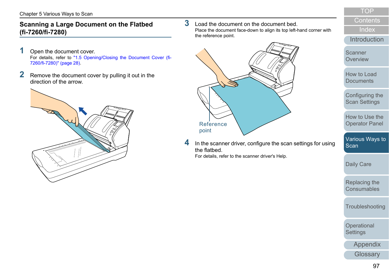 Fujitsu Ricoh Fujitsu fi-7280 Color Duplex Document Scanner User Manual | Page 97 / 229