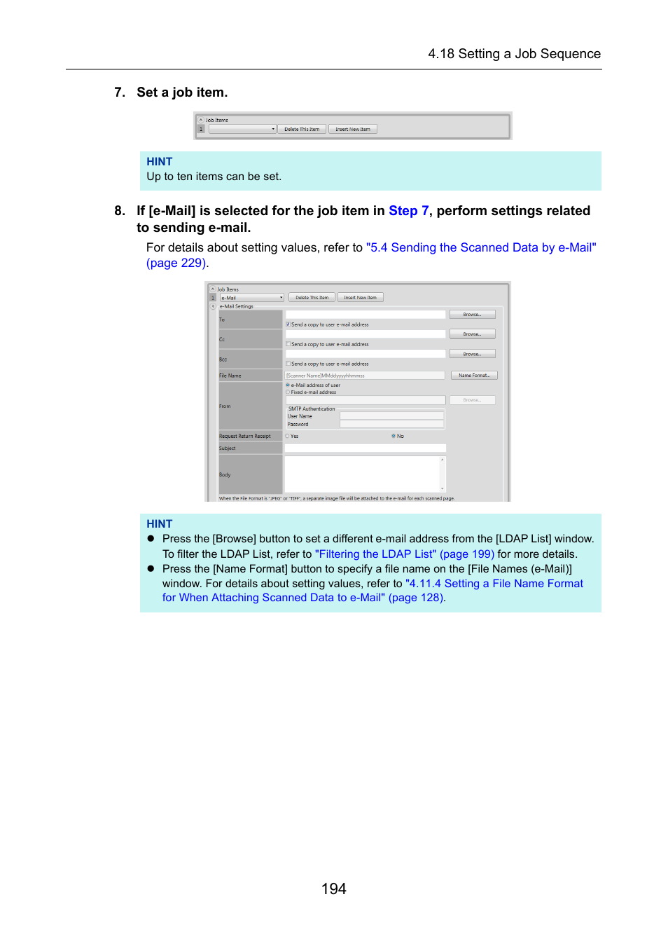 Fujitsu Ricoh Fujitsu N7100E Network Image Scanner User Manual | Page 194 / 482