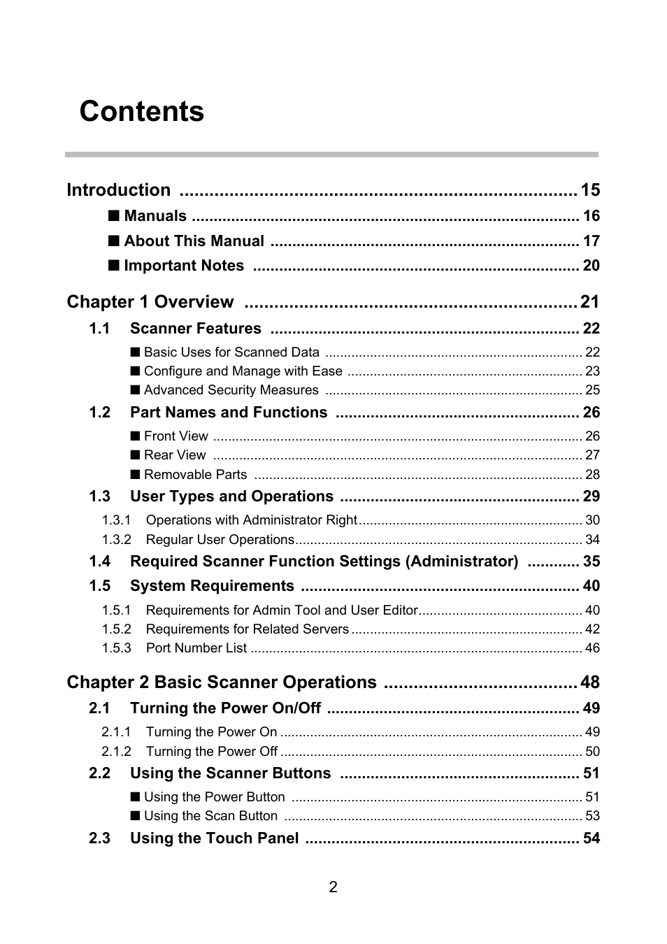 Fujitsu Ricoh Fujitsu N7100E Network Image Scanner User Manual | Page 2 / 482