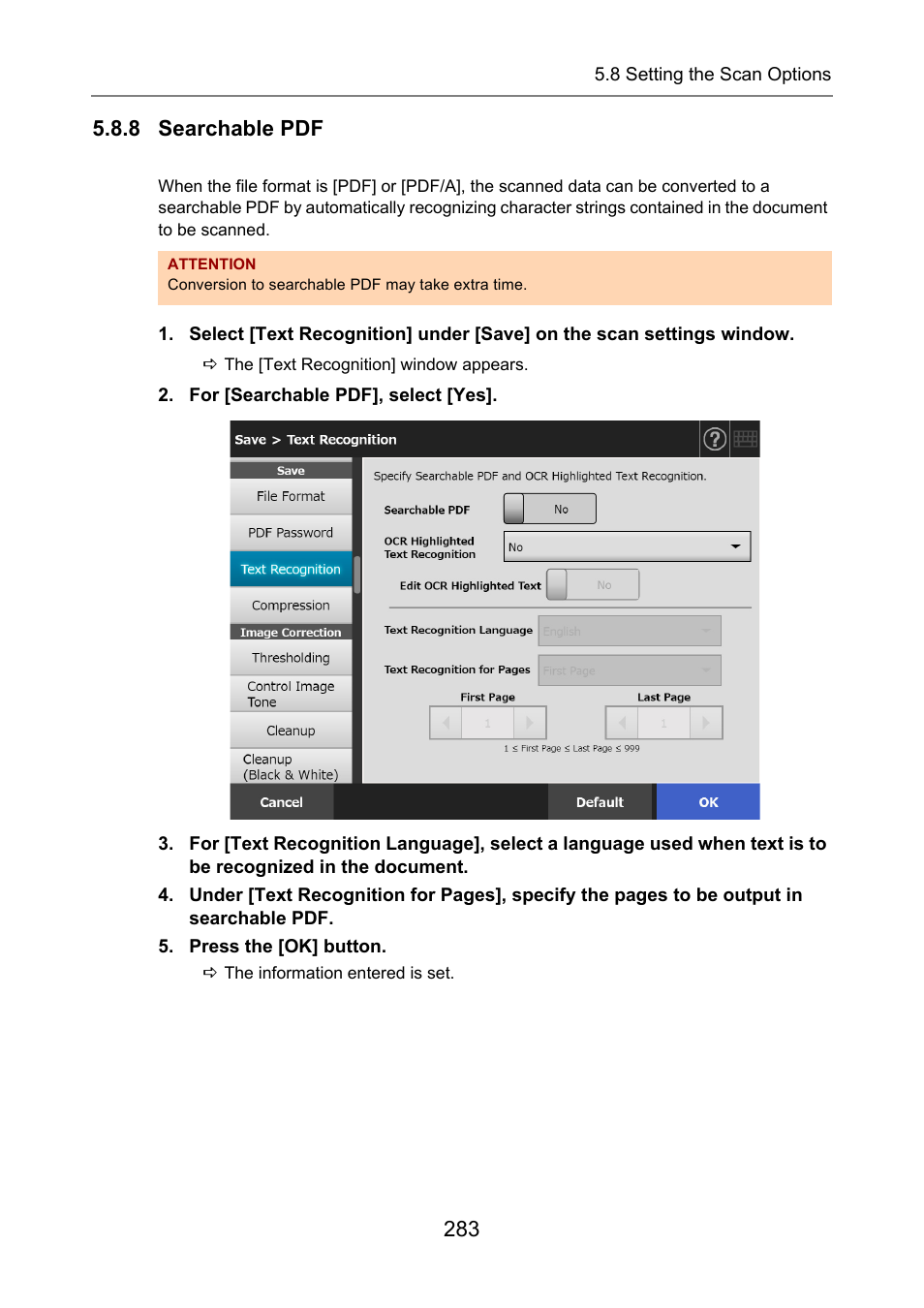 8 searchable pdf | Fujitsu Ricoh Fujitsu N7100E Network Image Scanner User Manual | Page 283 / 482