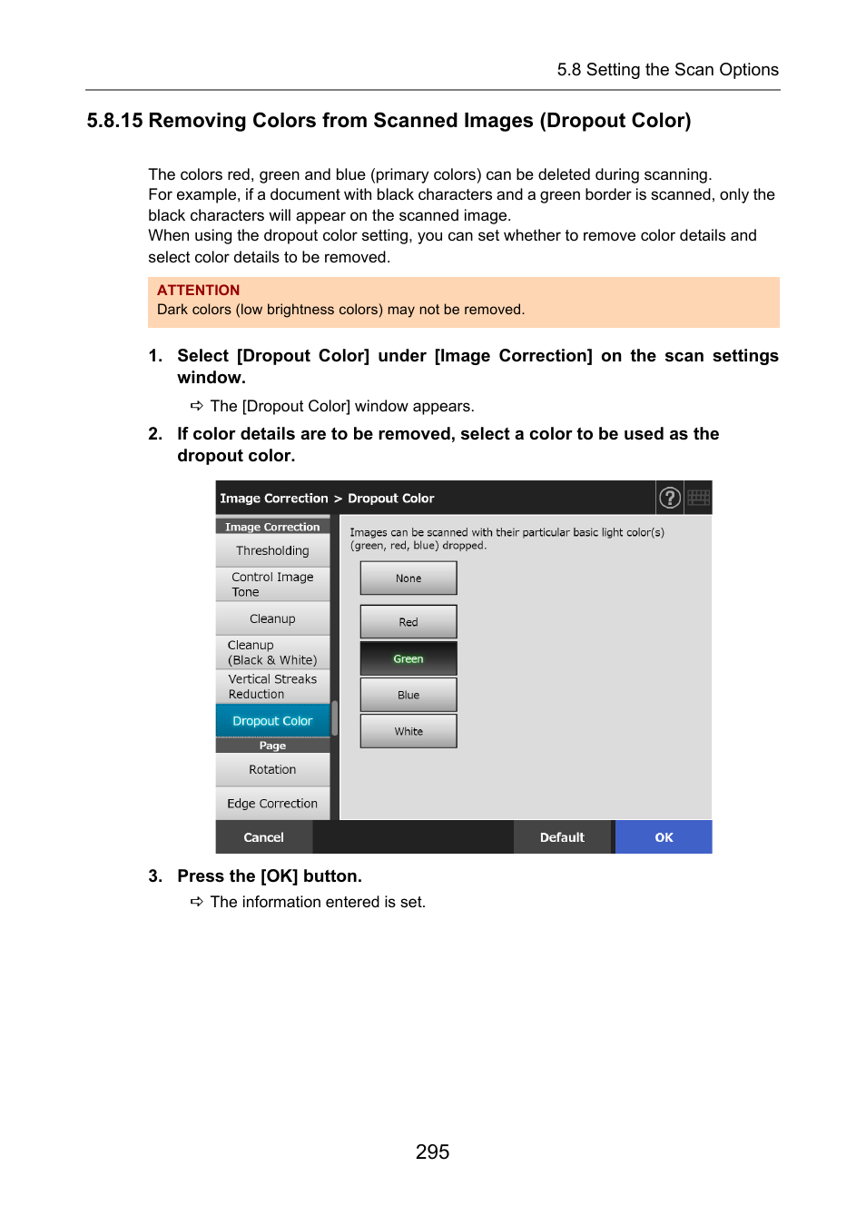 Fujitsu Ricoh Fujitsu N7100E Network Image Scanner User Manual | Page 295 / 482