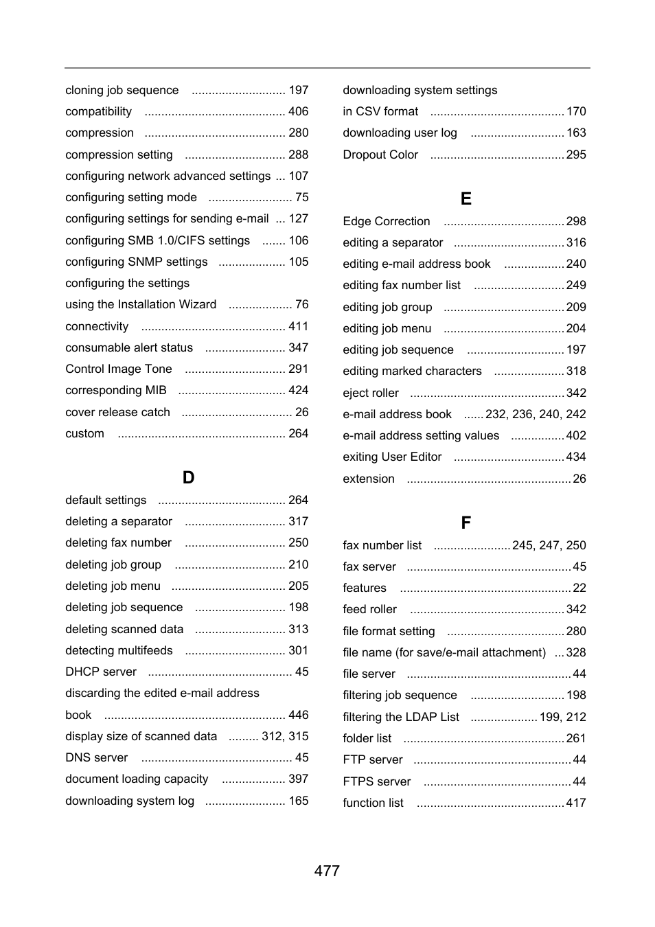 Fujitsu Ricoh Fujitsu N7100E Network Image Scanner User Manual | Page 477 / 482