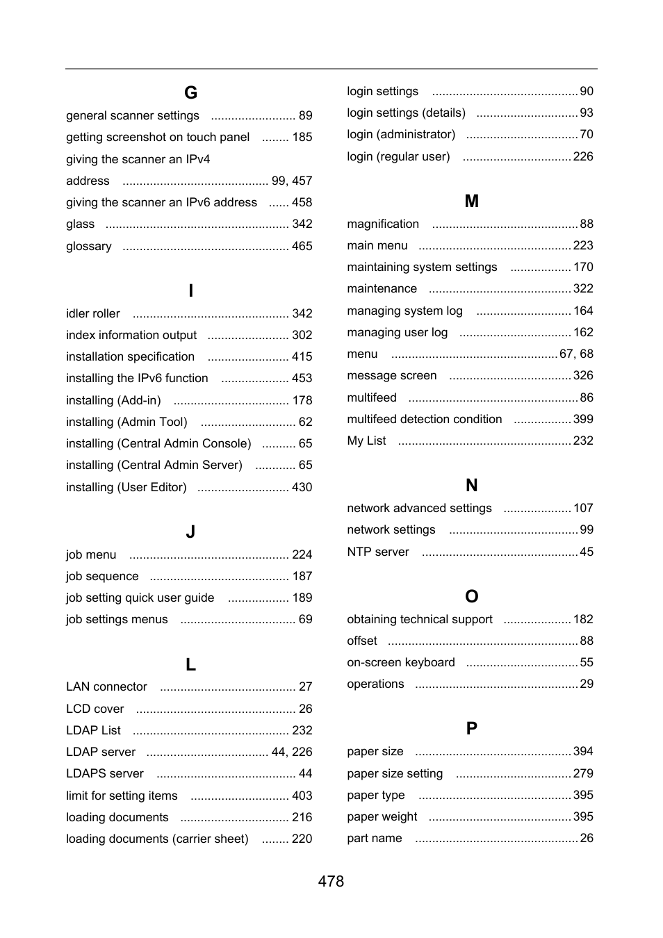 Fujitsu Ricoh Fujitsu N7100E Network Image Scanner User Manual | Page 478 / 482