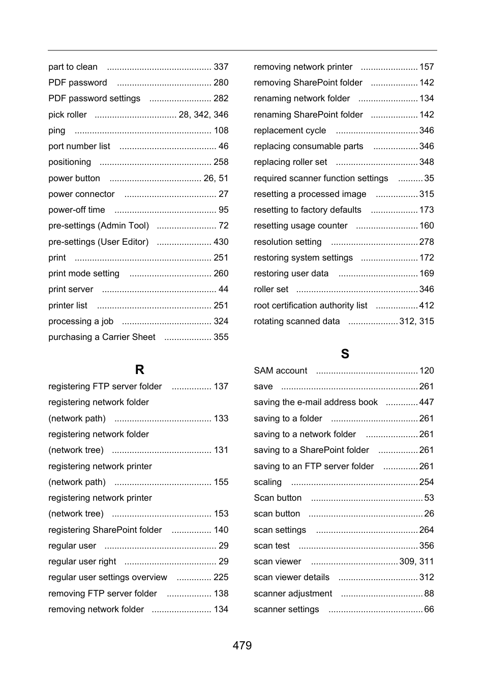 Fujitsu Ricoh Fujitsu N7100E Network Image Scanner User Manual | Page 479 / 482