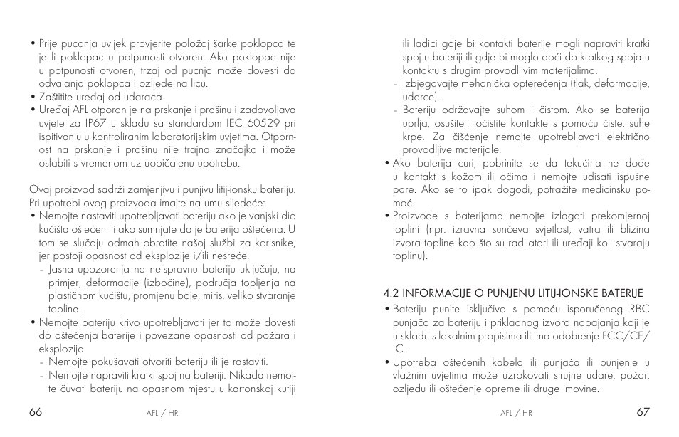 Swarovski AFL Rechargeable Anti-Fog Lens for Z6i, Z8i, dS User Manual | Page 34 / 87