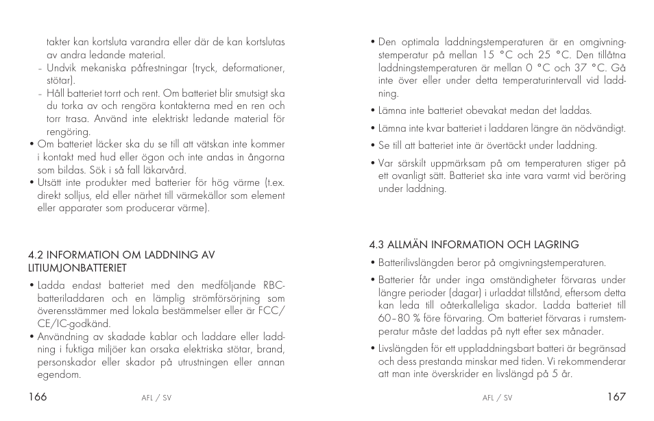 Swarovski AFL Rechargeable Anti-Fog Lens for Z6i, Z8i, dS User Manual | Page 84 / 87