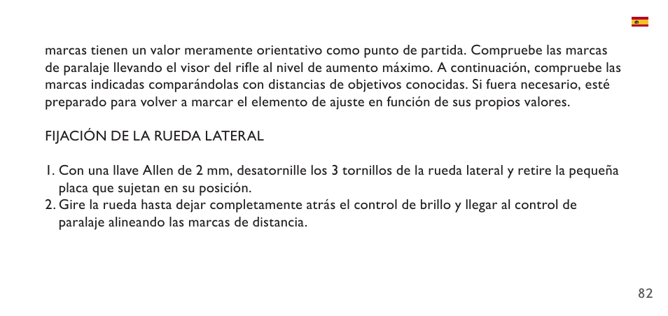 Hawke Sport Optics 4.5-14x44 Sidewinder 30 SF Riflescope (10x Half Mil Illuminated Reticle) User Manual | Page 82 / 124