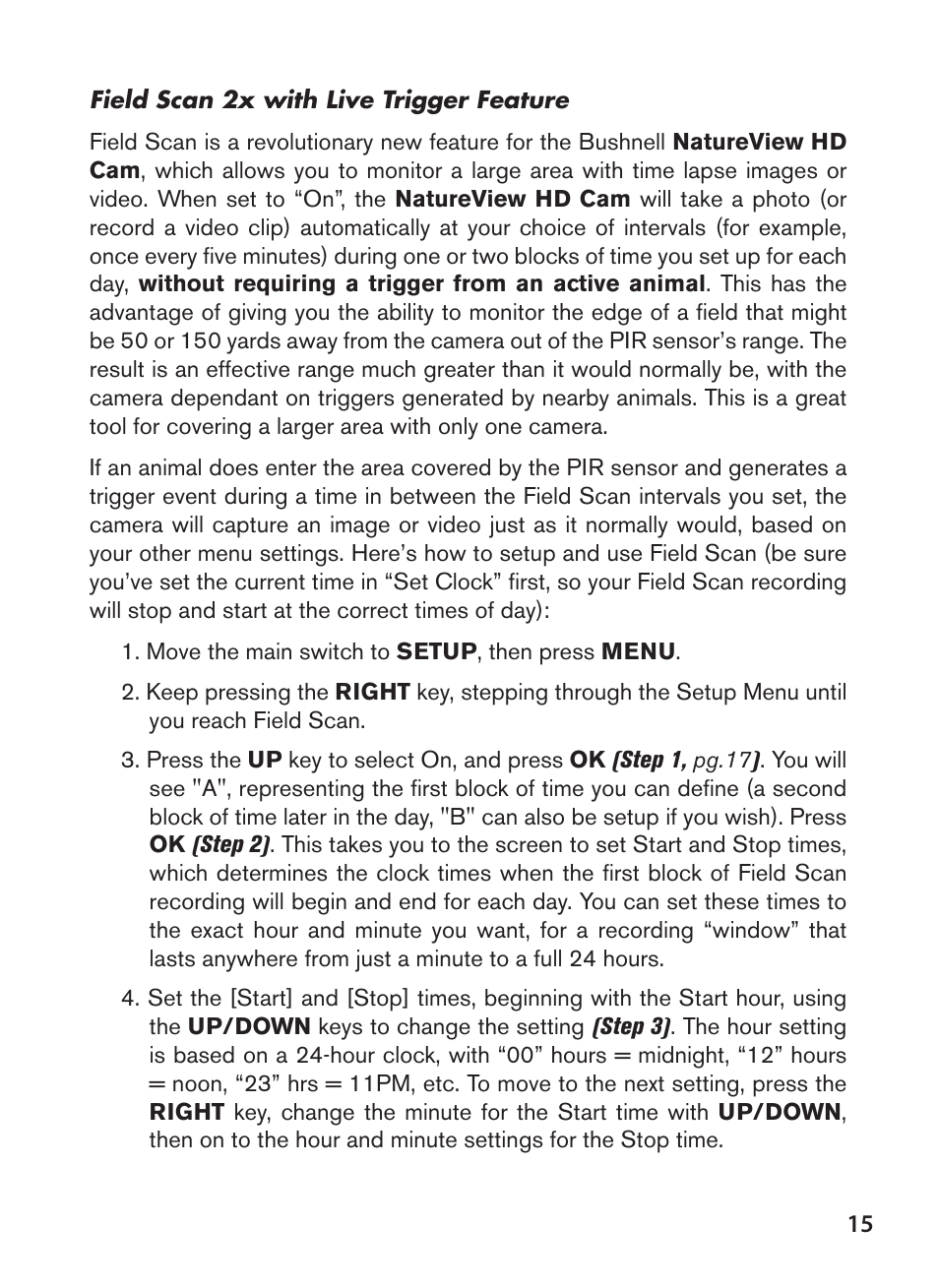 Bushnell NatureView HD Essential Trail Camera (Green) User Manual | Page 15 / 232