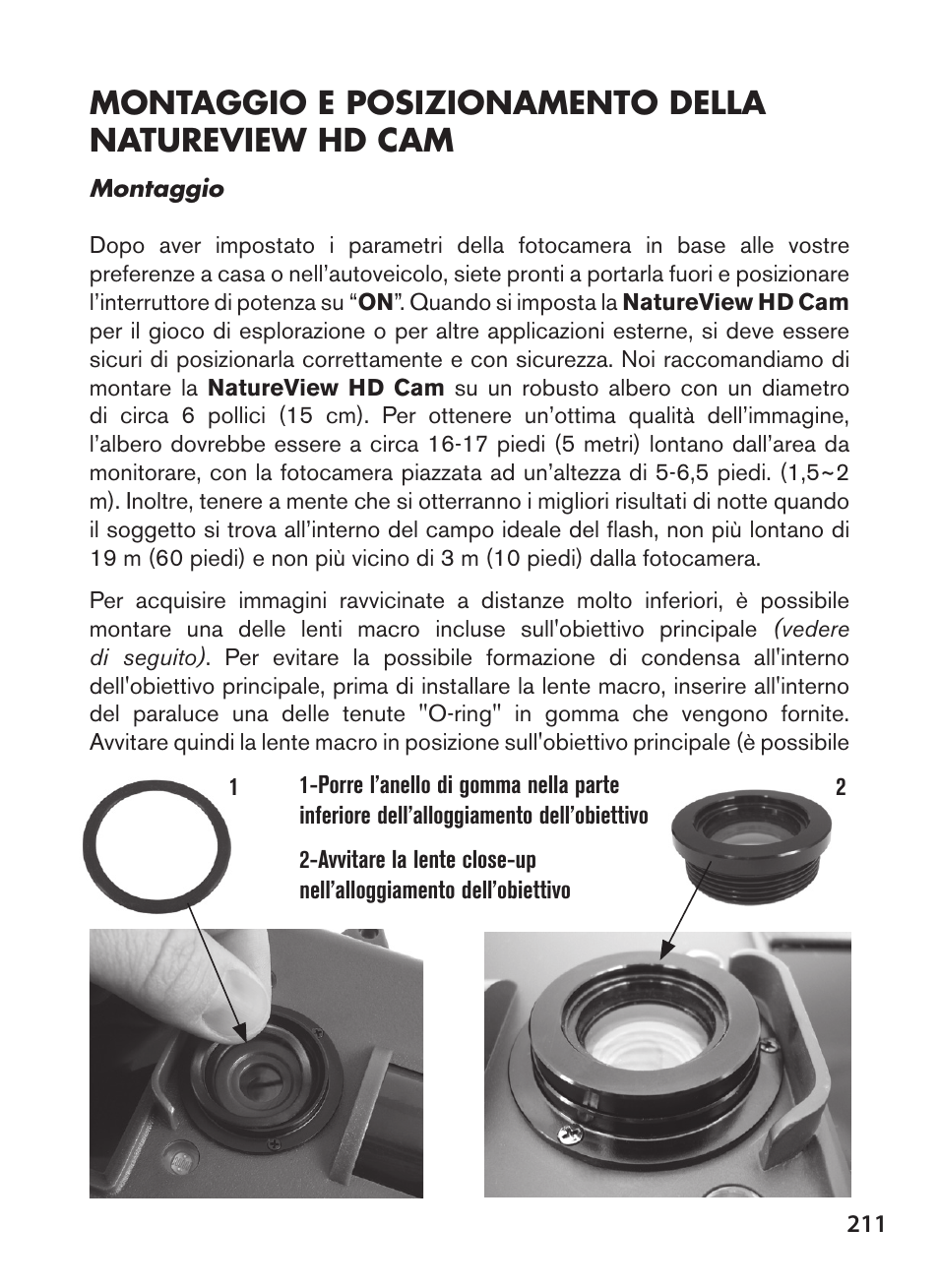 Montaggio e posizionamento della natureview hd cam | Bushnell NatureView HD Essential Trail Camera (Green) User Manual | Page 211 / 232