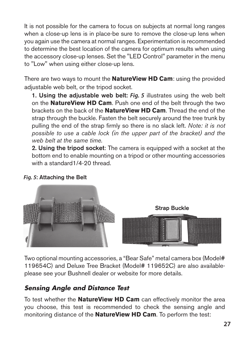 Bushnell NatureView HD Essential Trail Camera (Green) User Manual | Page 27 / 232