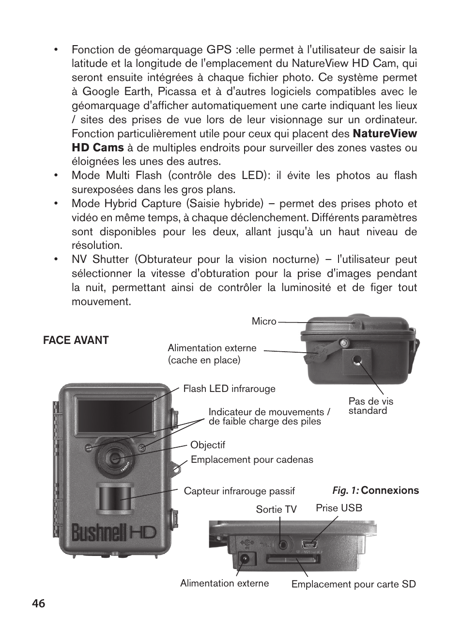 Bushnell NatureView HD Essential Trail Camera (Green) User Manual | Page 46 / 232