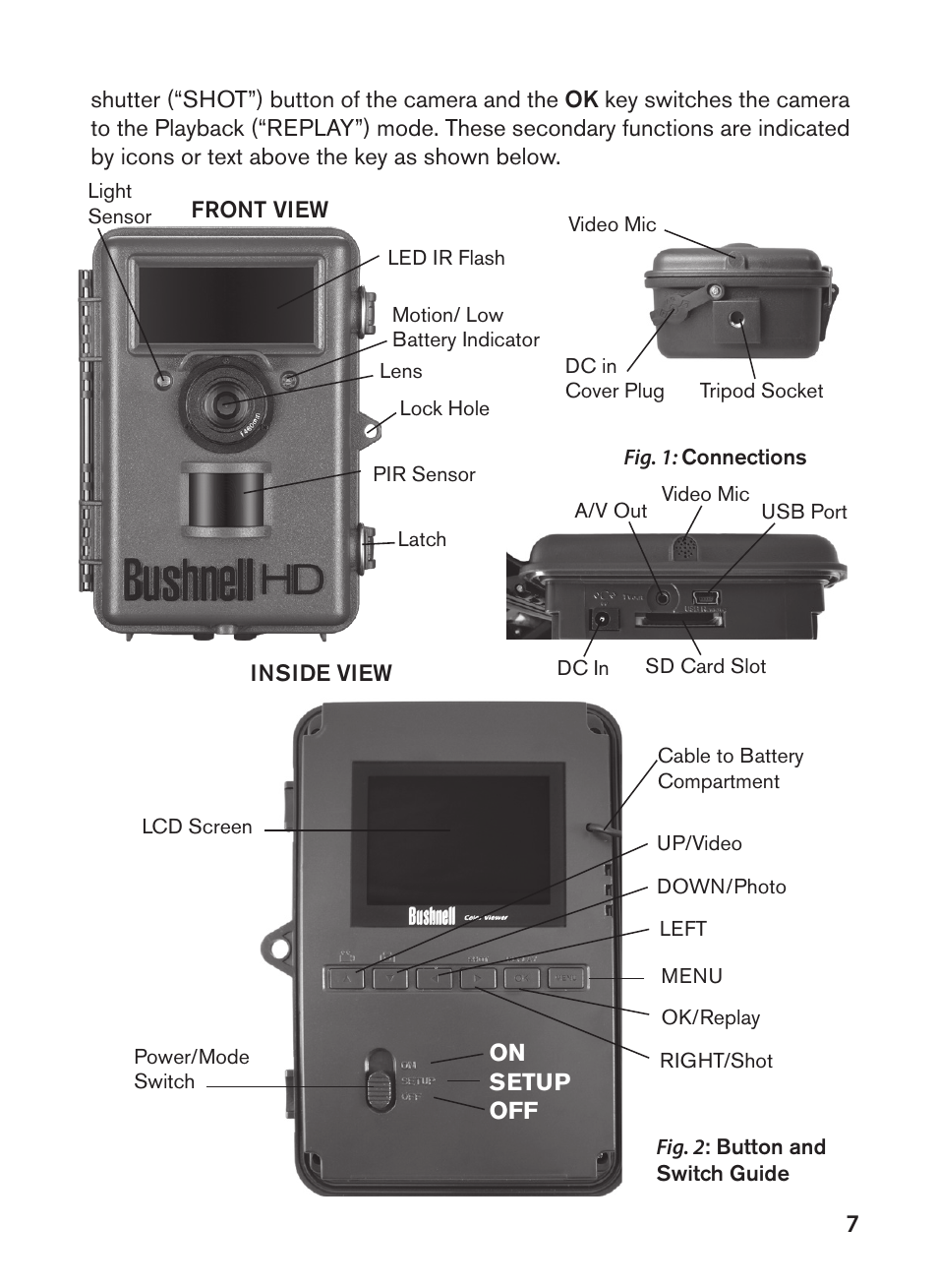 Bushnell NatureView HD Essential Trail Camera (Green) User Manual | Page 7 / 232